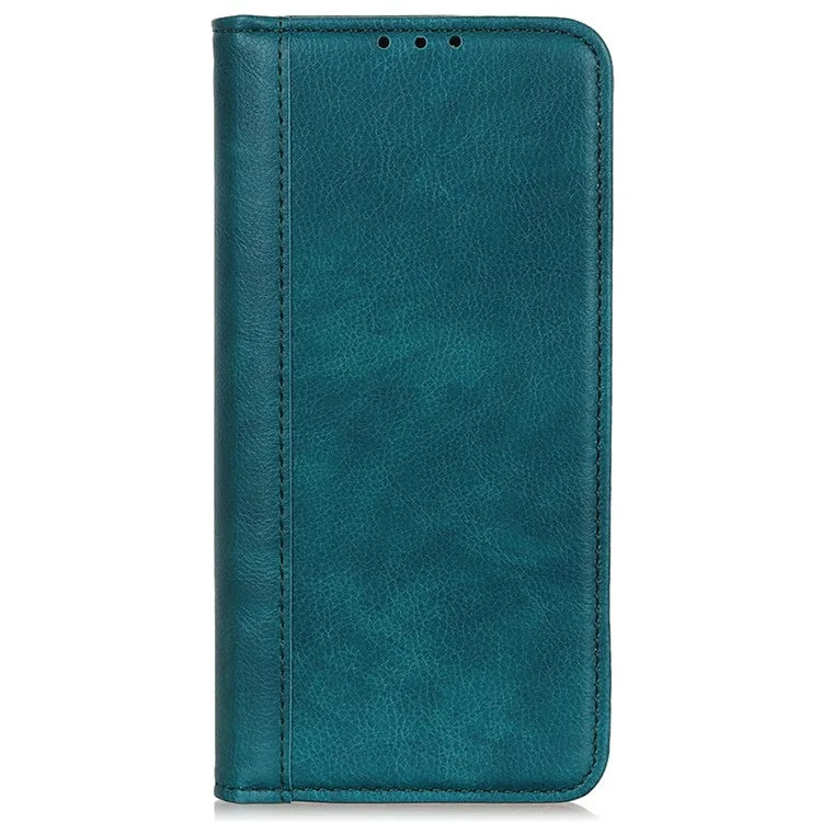 For Samsung Galaxy S24 Case Anti-Scratch Litchi Texture Wallet Stand Phone Shell Split Leather Cover