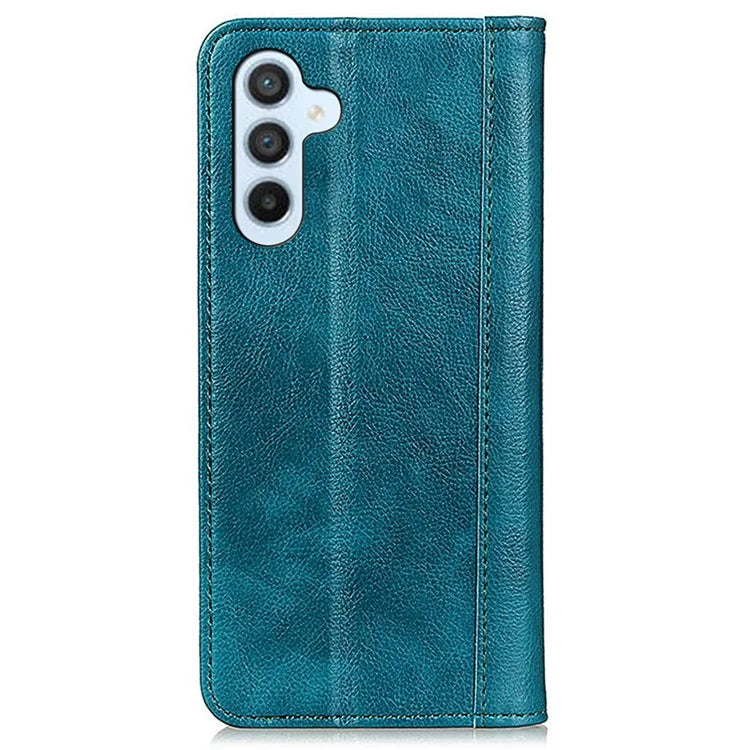 For Samsung Galaxy S24 Case Anti-Scratch Litchi Texture Wallet Stand Phone Shell Split Leather Cover