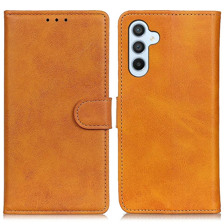 For Samsung Galaxy S24+ Case Cowhide Texture Wallet Stand Cover PU Leather Phone Shell