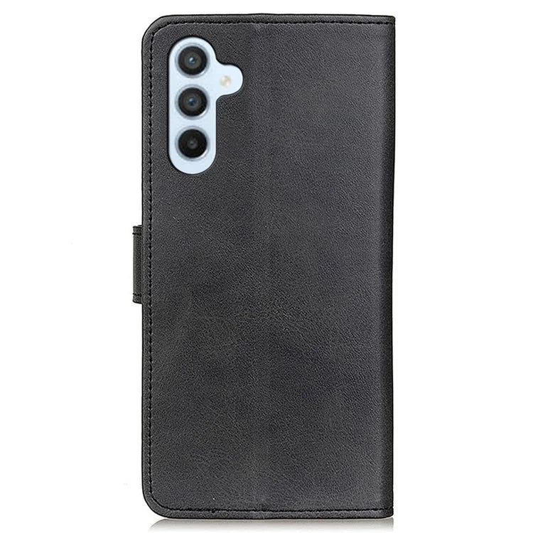 For Samsung Galaxy S24+ Case Cowhide Texture Wallet Stand Cover PU Leather Phone Shell