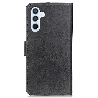 For Samsung Galaxy S24+ Case Cowhide Texture Wallet Stand Cover PU Leather Phone Shell