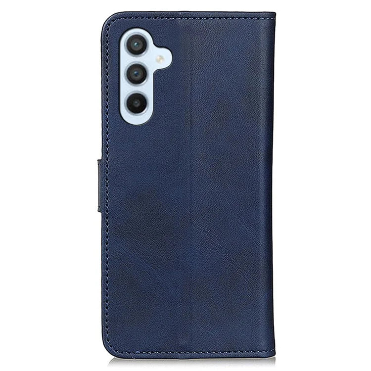 For Samsung Galaxy S24+ Case Cowhide Texture Wallet Stand Cover PU Leather Phone Shell