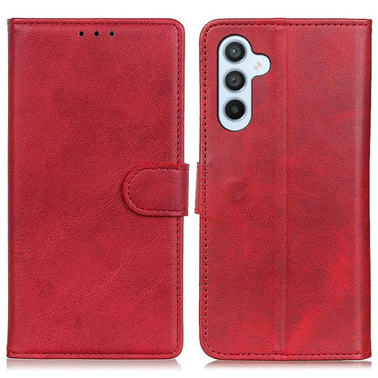 For Samsung Galaxy S24+ Case Cowhide Texture Wallet Stand Cover PU Leather Phone Shell