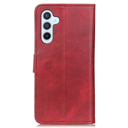 For Samsung Galaxy S24+ Case Cowhide Texture Wallet Stand Cover PU Leather Phone Shell