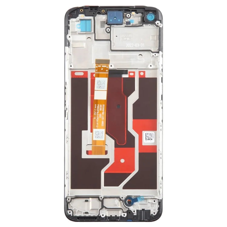 For Realme 9i 4G Grade B LCD Screen and Digitizer Assembly + Frame Replacement Part (without Logo)
