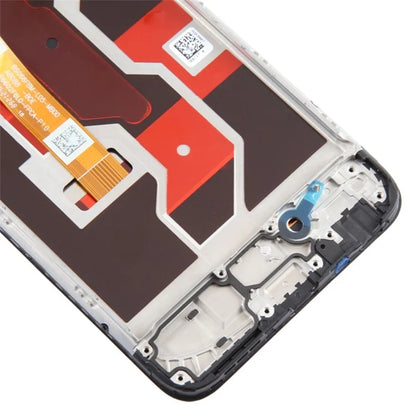 For Realme 9i 4G Grade B LCD Screen and Digitizer Assembly + Frame Replacement Part (without Logo)