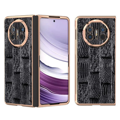For Huawei Mate X5 Case Mahjong Texture Electroplated Phone Cover