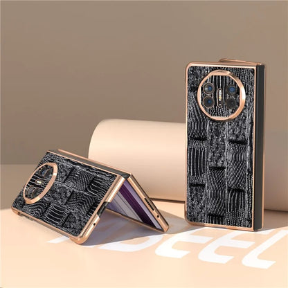 For Huawei Mate X5 Case Mahjong Texture Electroplated Phone Cover