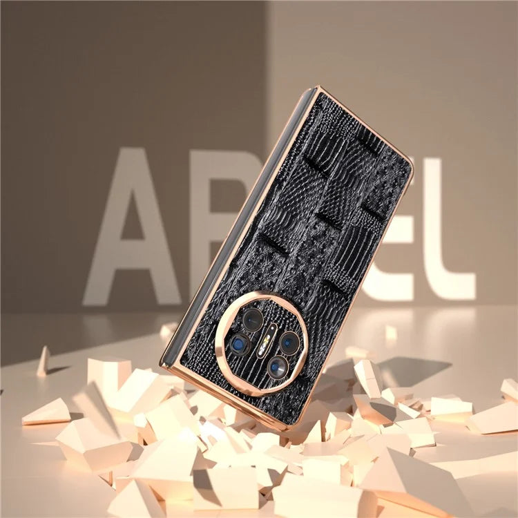 For Huawei Mate X5 Case Mahjong Texture Electroplated Phone Cover