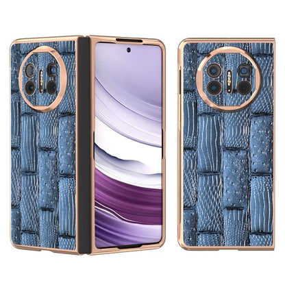 For Huawei Mate X5 Case Mahjong Texture Electroplated Phone Cover