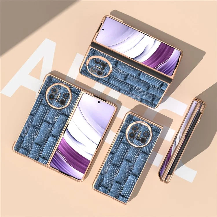 For Huawei Mate X5 Case Mahjong Texture Electroplated Phone Cover