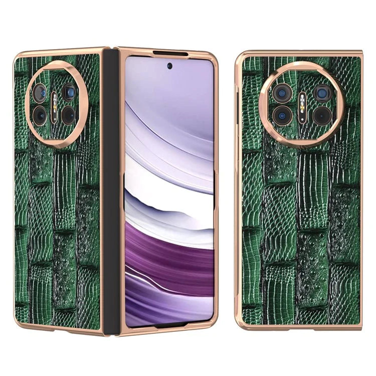 For Huawei Mate X5 Case Mahjong Texture Electroplated Phone Cover
