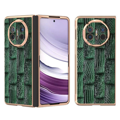 For Huawei Mate X5 Case Mahjong Texture Electroplated Phone Cover