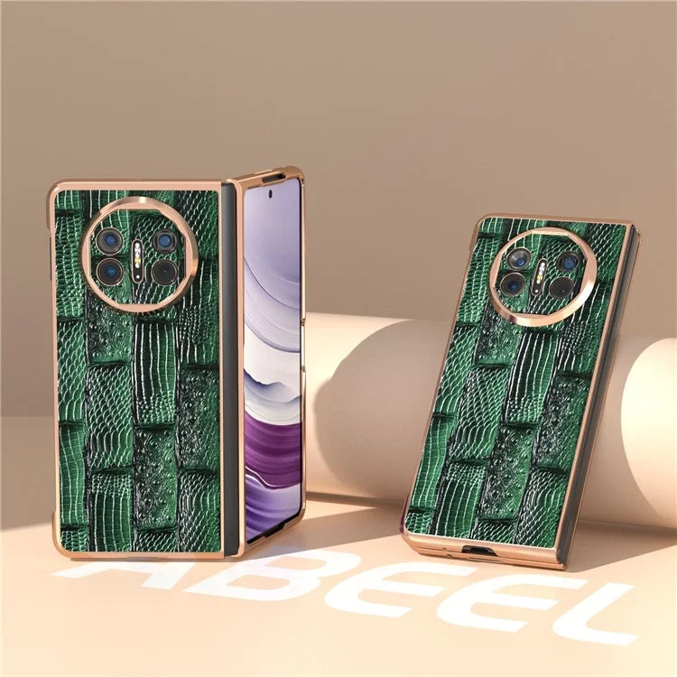For Huawei Mate X5 Case Mahjong Texture Electroplated Phone Cover