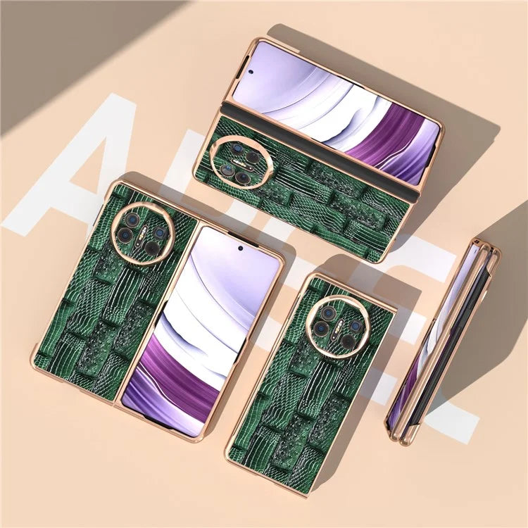 For Huawei Mate X5 Case Mahjong Texture Electroplated Phone Cover