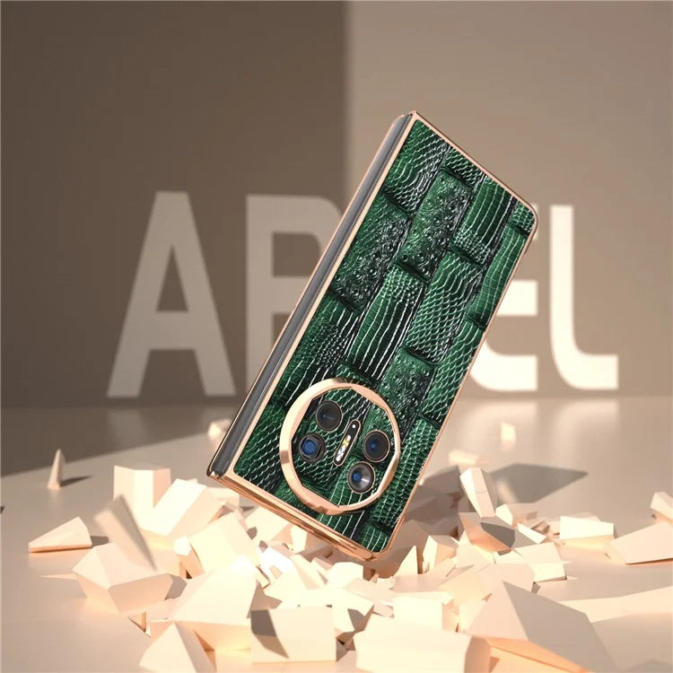For Huawei Mate X5 Case Mahjong Texture Electroplated Phone Cover