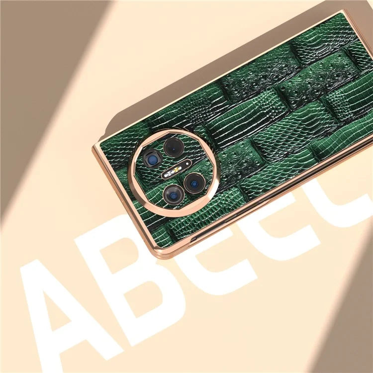 For Huawei Mate X5 Case Mahjong Texture Electroplated Phone Cover