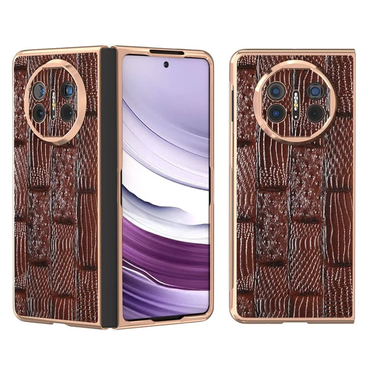 For Huawei Mate X5 Case Mahjong Texture Electroplated Phone Cover