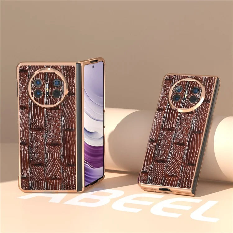 For Huawei Mate X5 Case Mahjong Texture Electroplated Phone Cover