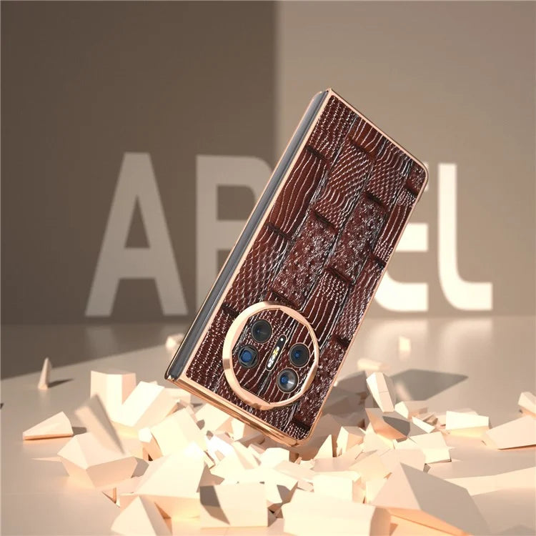 For Huawei Mate X5 Case Mahjong Texture Electroplated Phone Cover