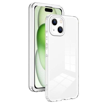 For iPhone 15 Case TPU+PC Clear Back Lens Protection Cellphone Cover