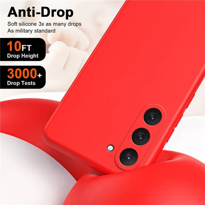 For Samsung Galaxy S23 FE Case Rubberized 2.2mm TPU Shock-absorbing Phone Cover