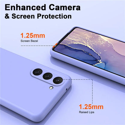 For Samsung Galaxy S23 FE Case Rubberized 2.2mm TPU Shock-absorbing Phone Cover