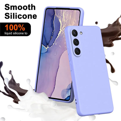 For Samsung Galaxy S23 FE Case Rubberized 2.2mm TPU Shock-absorbing Phone Cover