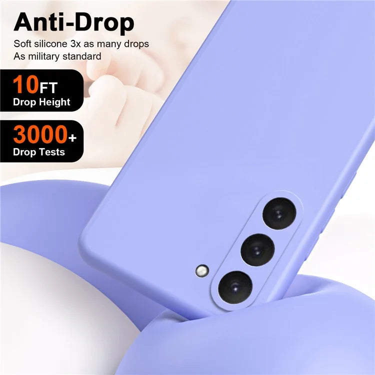 For Samsung Galaxy S23 FE Case Rubberized 2.2mm TPU Shock-absorbing Phone Cover