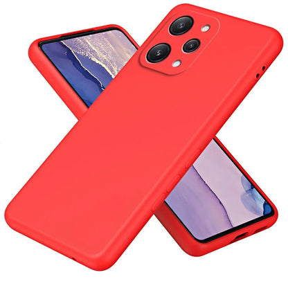 For Xiaomi Redmi 12 4G Cover Fiber Lining Anti-collision 2.2mm TPU Phone Case