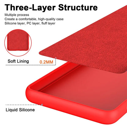 For Xiaomi Redmi 12 4G Cover Fiber Lining Anti-collision 2.2mm TPU Phone Case