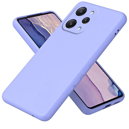 For Xiaomi Redmi 12 4G Cover Fiber Lining Anti-collision 2.2mm TPU Phone Case