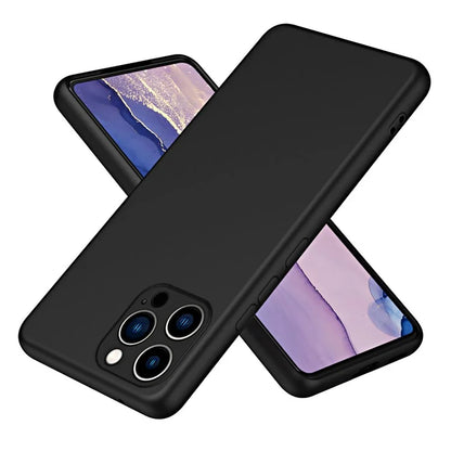 For iPhone 15 Pro Max Cover Fiber Lining 2.2mm TPU Phone Protective Case