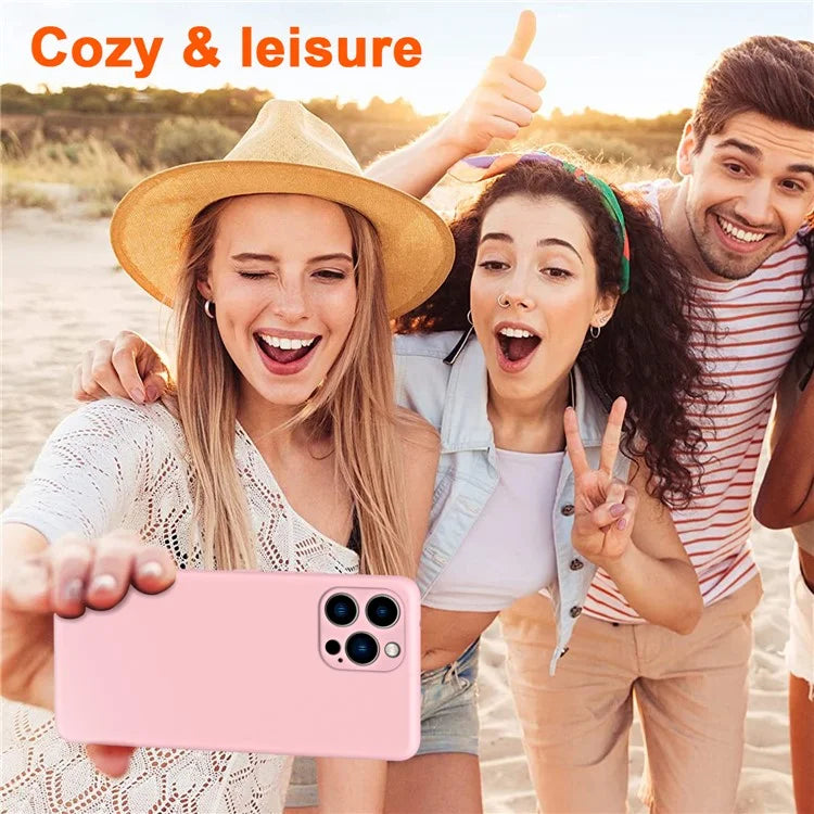 For iPhone 15 Pro Max Cover Fiber Lining 2.2mm TPU Phone Protective Case