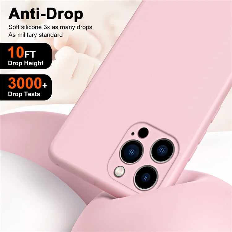For iPhone 15 Pro Max Cover Fiber Lining 2.2mm TPU Phone Protective Case