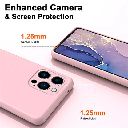 For iPhone 15 Pro Max Cover Fiber Lining 2.2mm TPU Phone Protective Case