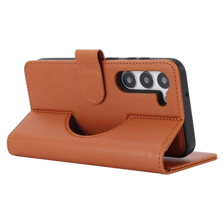 For Samsung Galaxy S23 Case Compatible with MagSafe Detachable PU Leather Flip Phone Cover