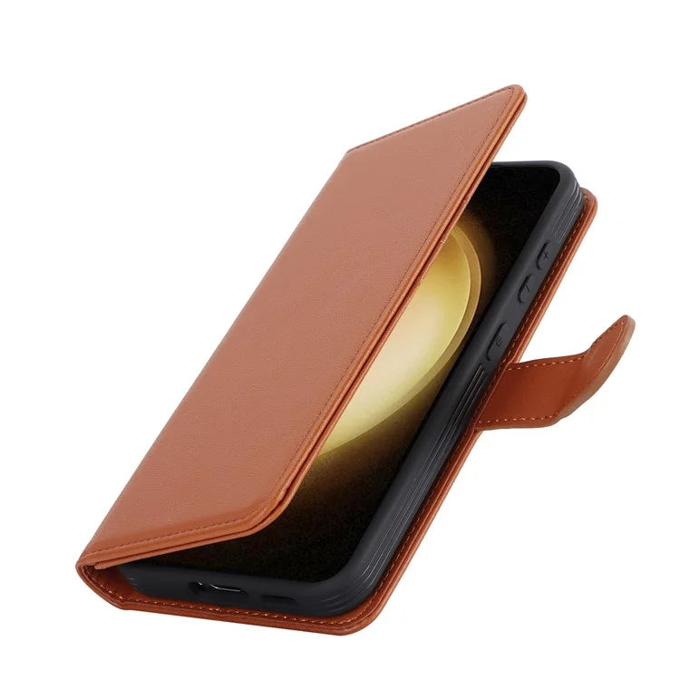 For Samsung Galaxy S23 Case Compatible with MagSafe Detachable PU Leather Flip Phone Cover