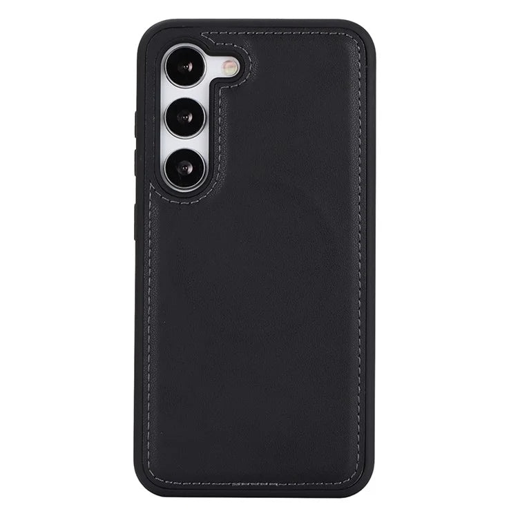 For Samsung Galaxy S23 Case Compatible with MagSafe Detachable PU Leather Flip Phone Cover