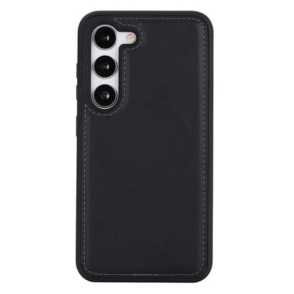 For Samsung Galaxy S23 Case Compatible with MagSafe Detachable PU Leather Flip Phone Cover