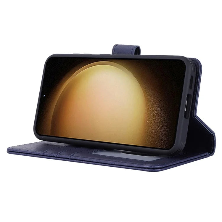 For Samsung Galaxy S23 Case Compatible with MagSafe Detachable PU Leather Flip Phone Cover