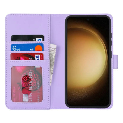 For Samsung Galaxy S23 Case Compatible with MagSafe Detachable PU Leather Flip Phone Cover
