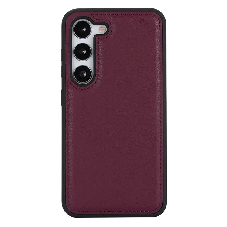 For Samsung Galaxy S23 Case Compatible with MagSafe Detachable PU Leather Flip Phone Cover