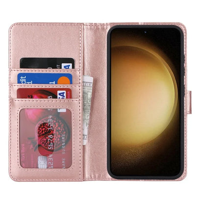 For Samsung Galaxy S23 Case Compatible with MagSafe Detachable PU Leather Flip Phone Cover