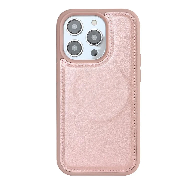 Detachable Phone Cover for iPhone 14 Pro Case Compatible with MagSafe Anti-Drop PU Leather Case