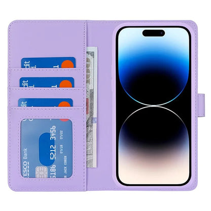 Detachable Phone Cover for iPhone 14 Pro Case Compatible with MagSafe Anti-Drop PU Leather Case