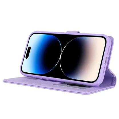 Detachable Phone Cover for iPhone 14 Pro Case Compatible with MagSafe Anti-Drop PU Leather Case