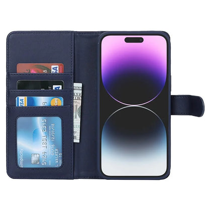 Detachable Phone Cover for iPhone 14 Pro Case Compatible with MagSafe Anti-Drop PU Leather Case