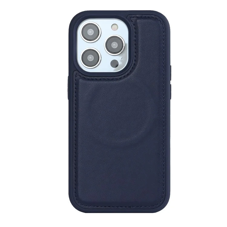Detachable Phone Cover for iPhone 14 Pro Case Compatible with MagSafe Anti-Drop PU Leather Case
