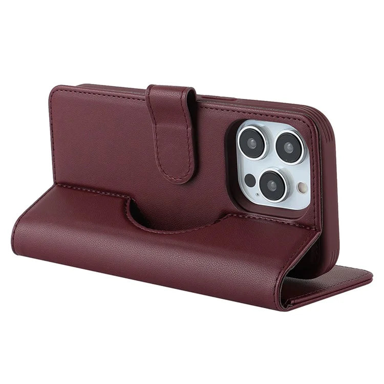 Detachable Phone Cover for iPhone 14 Pro Case Compatible with MagSafe Anti-Drop PU Leather Case